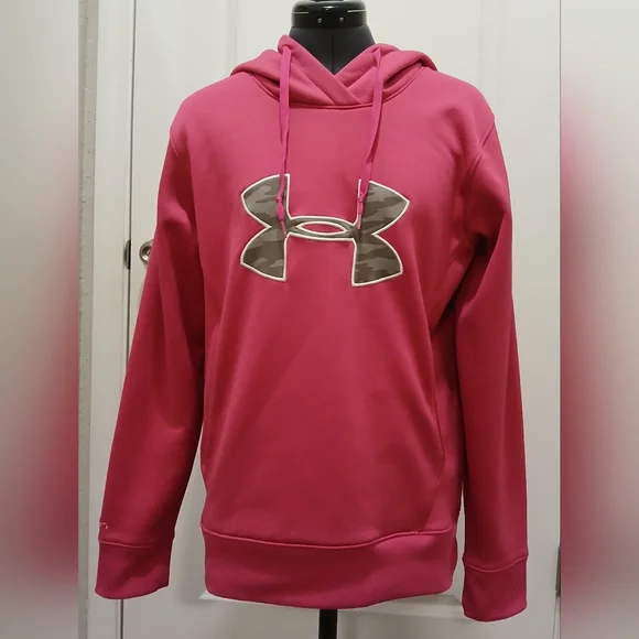 Under Armour Pink & Camo Hoodie - Picture 1 of 12